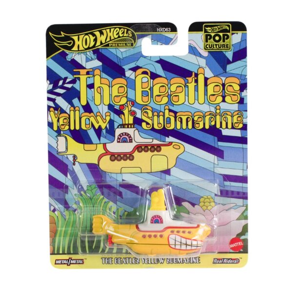 Hot Wheels Premium POP Culture The Yellow Submarine by Mattel - Picture 1 of 2